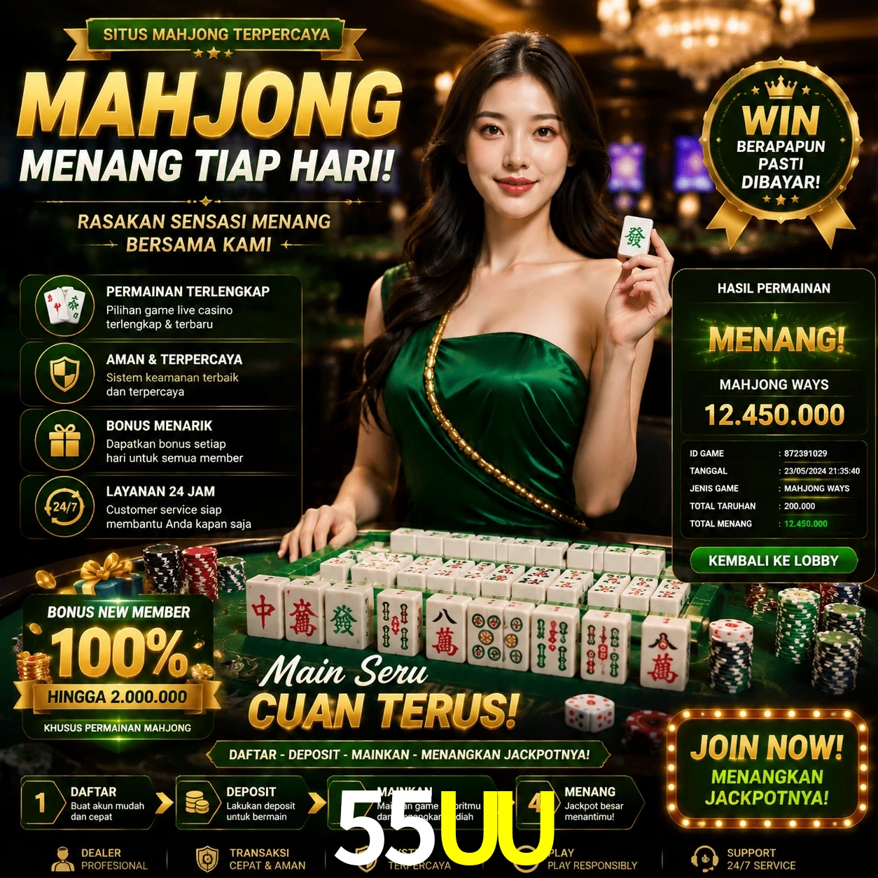Cashback VIP 55UU - reembolso semanal